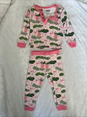 Mud Pie two piece bamboo pajamas